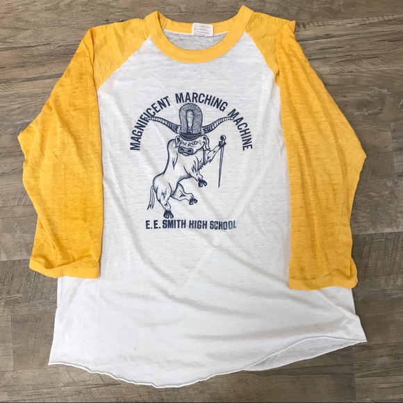 Vintage Marching Band Raglan Shirt 
